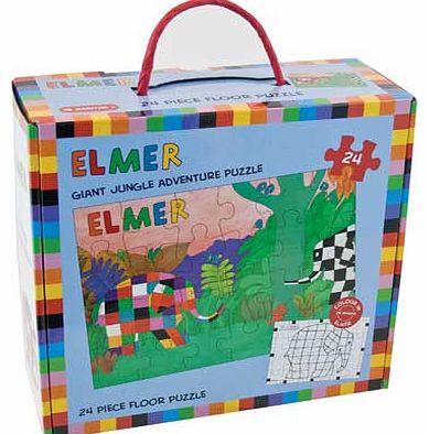 Elmer 24 Piece Floor Jigsaw Puzzle