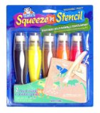Ziggy Art Squeeze n Stencil Kit - Animal theme ( E1584)