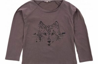 Wolf t-shirt Marron glac `3 months,6 months,18
