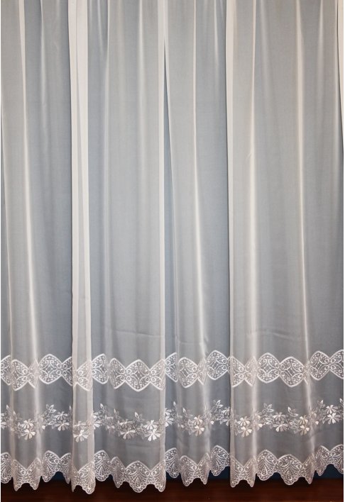 Emily White Voile Curtains