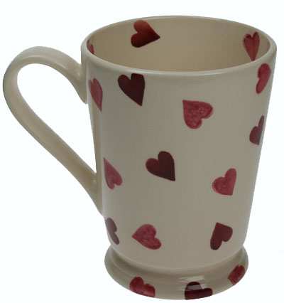 EMMA BRIDGEWATER Pink Hearts Cocoa Mug