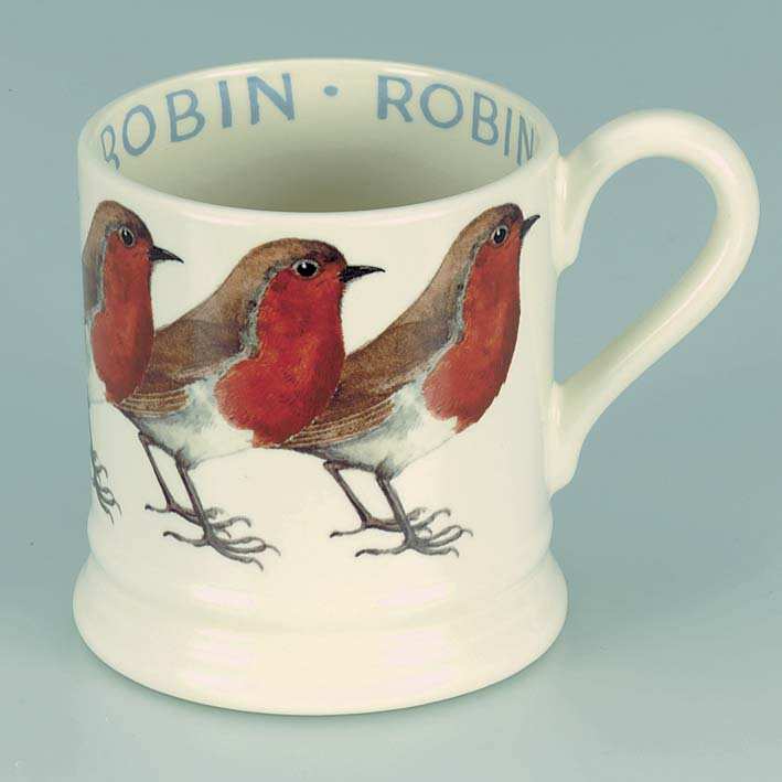 EMMA BRIDGEWATER Robin Half Pint Mug