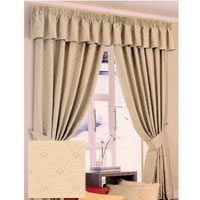 EMPEROR Curtains Cream 198x229cm