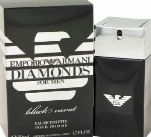 Emporio Armani Emporio diamonds black Carat for men by Giorgio Armani - Eau de Toilette Spray 50 ml