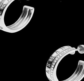 Emporio Armani Hoop Earrings in Silver with