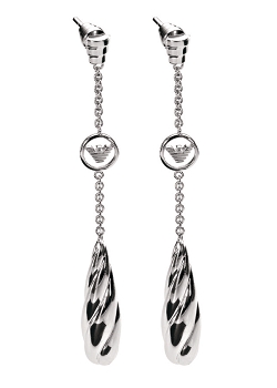Emporio Armani Ladies Sterling Silver Earrings