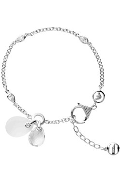 Emporio Armani Ladies Silver Drop Bracelet
