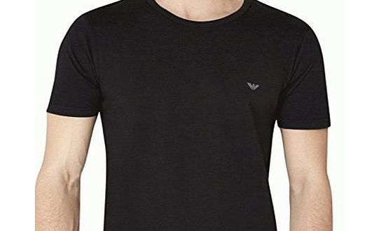 Emporio Armani Logo Stretch T shirt Black Large