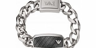 Emporio Armani Mens Stainless Steel Bracelet