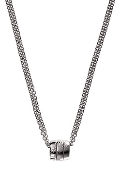 Silver Striped Necklace EG2736