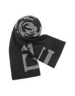 Two-Tone Signature Knit Long Scarf