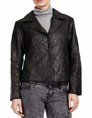 Cassini black leather jacket
