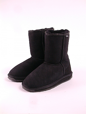 Stinger Lo Ladies Sheepskin Boots - Black