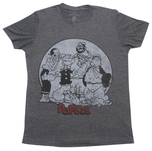 Popeye Group Shot Men` T-Shirt from ENC