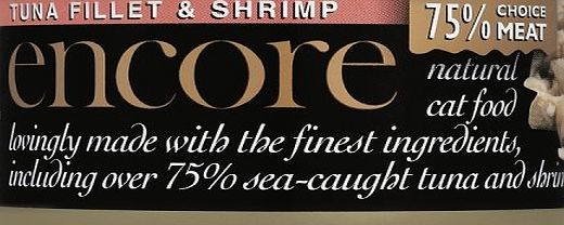Encore Cat Tin Tuna and Shrimp 70 g (Pack of 18)