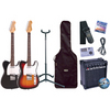 Encore Electric Guitar Outfit Tele-Style (Gloss Black)