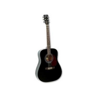 Encore Solid Top Acoustic Guitar Pack Black