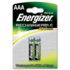 Energizer AAA 850 mAh Rechargeable Batteries - 2 Pack
