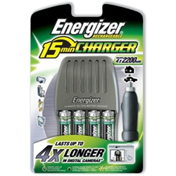 Energizer Battery Charger 15 Minute with 4x AA