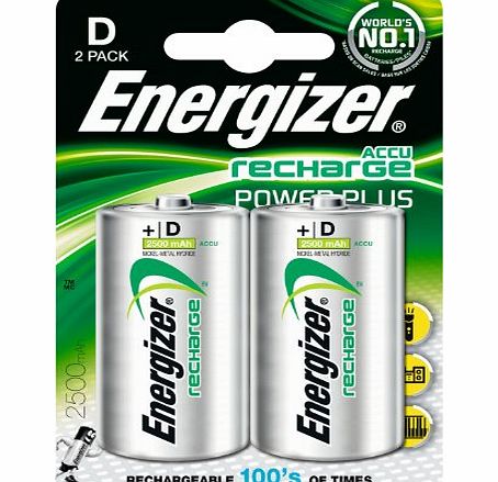 energizer D Nimh 2500Mah Rechargable Batteries