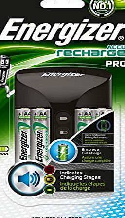 Energizer Pro Charge AA/AAA Battery Charger with 2000 mAh AA Rechargeable Batteries