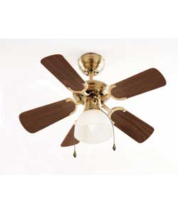 Energy Saving Ceiling Light and Fan - Antique