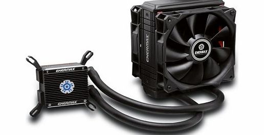 Enermax ELC LT120XHP Liquid Cooler CPU Water Cooling System Patented Shunt Channel Technology Dual Radiator Twister Fan APS
