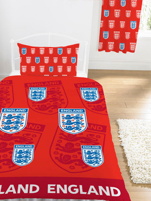 England Football England Curtains Classic Red Design