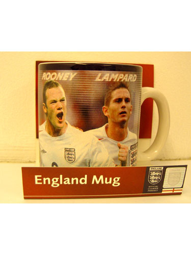 England Football Rooney Beckham Mug