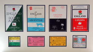England Programmes and Tickets - 1961 to 1992