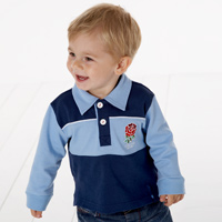 Rugby Little Squad Rugby Shirt - Blue -