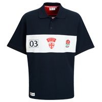 england Rugby Supporter Panel Polo Shirt.
