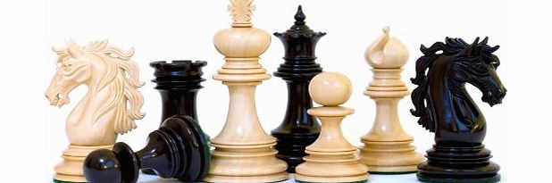 English Chess Company Andalusian Limited Edition Ebony Chess Set 4.25 Inch King- Inspired by Staunton TM