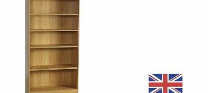 Home Office Furniture - Bookcase - English Oak - Wood Effect... FOR USE IN: study bedroom lounge conservatory WE ALSO MAKE: cupboard plan chest hideaway desk draw drawers table free standing computer 