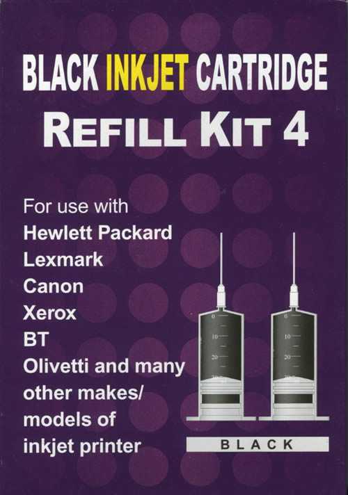 Enhanced Quality Black Refill Kit (ECO-HPBLK)
