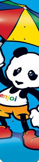 Enjoi Cartoon Panda Skateboard Deck - 8 inch