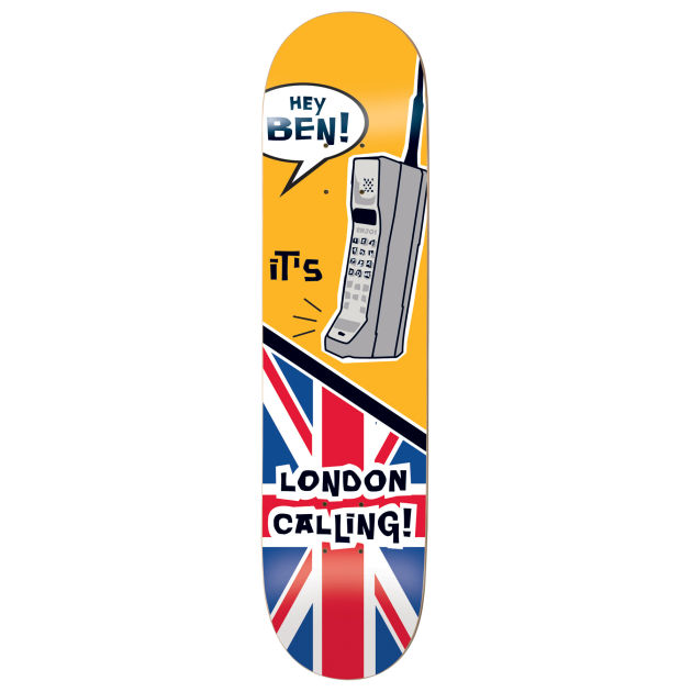 Enjoi London Calling Skateboard Deck - 8.375 Inch