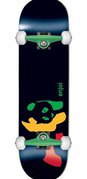 Enjoi Rasta Panda Skateboard - 7.5 inch