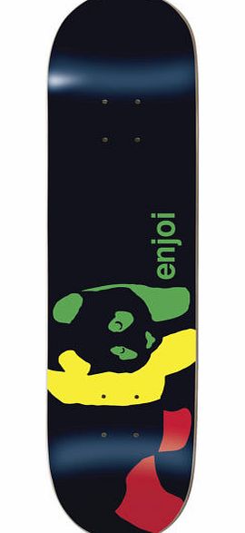 Enjoi Rasta Panda Wide Skateboard Deck - 8.1 inch