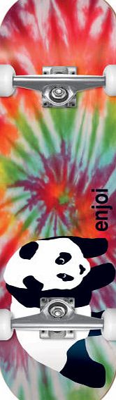 Enjoi Tie Dye Panda Complete Skateboard - 7.75