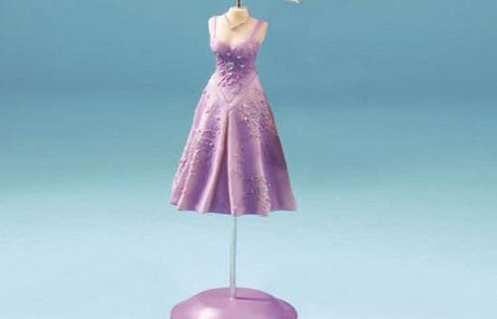 Enpee Chic Mannequin Shabby Jewellery Necklace Stand Holder Tree Pink Dress