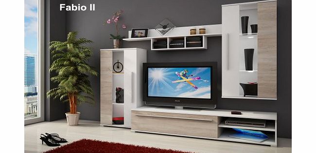 Entertainment Unit FABIO II - TV Table - Entertainment Unit - TV stand - Living Room Furniture Set