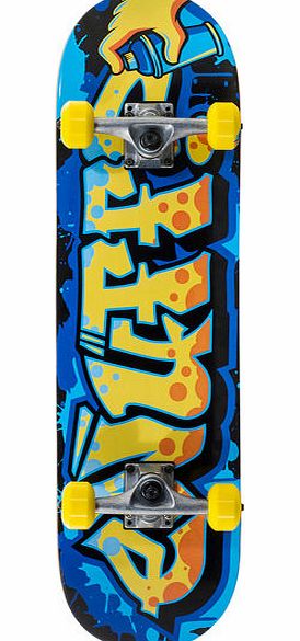 Enuff Mini Graffiti II Yellow Skateboard - 7.5