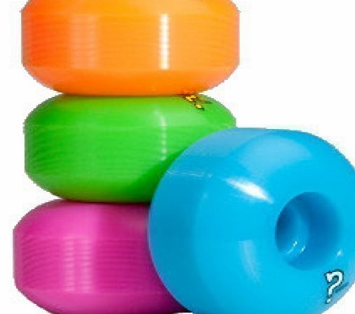 Enuff Refreshers 53mm Skateboard Wheels - Fluorescent Mixed
