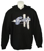 Enyce Brand Denim Hooded Sweatshirt Black Size XXX-Large