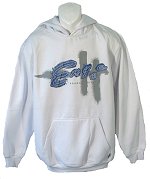 Enyce Brand Denim Hooded Sweatshirt White Size XX-Large