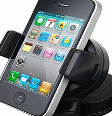 360 Degree Swivel Car Windshield Mount Holder Bracket for iPhone 4 / 4S, Samsung Galaxy, and Ther PDA, Smart Mobile Phones