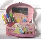 Colouring Set In Carry Case 17pcs - Disney Princess (X3143)