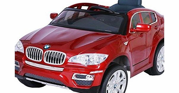 Epic Red Kids BMW X6 Licensed 12v Electric / Battery Ride on Car / Jeep