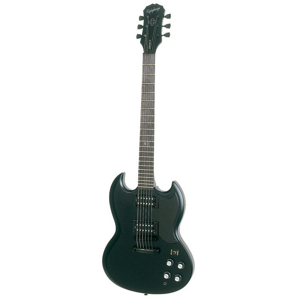 Goth G-400 Electric Guitar Black Satin